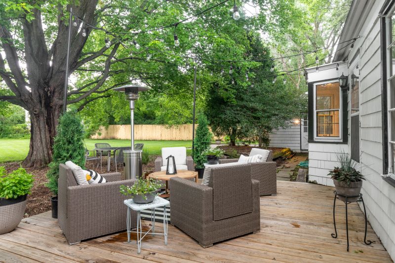 Outdoor Deck with Accessory Features