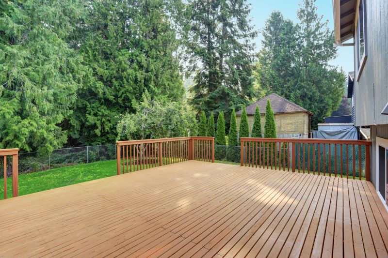 Spacious Wooden Deck