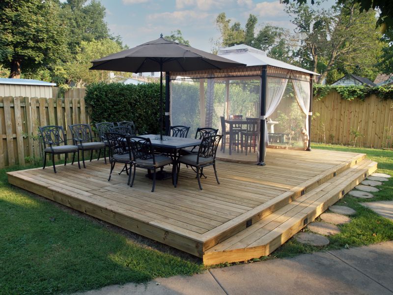 Large Wooden Deck