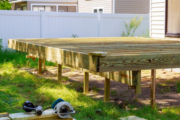 Elevated Deck Installation in Eugene