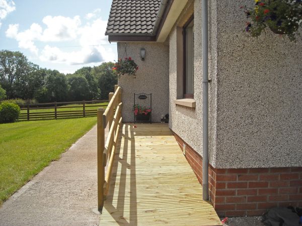 Hardwood Ramp Installation in Eugene